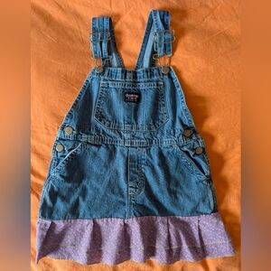 3/$20! OshKosh B'gosh Blue and Purple Kids Overalls